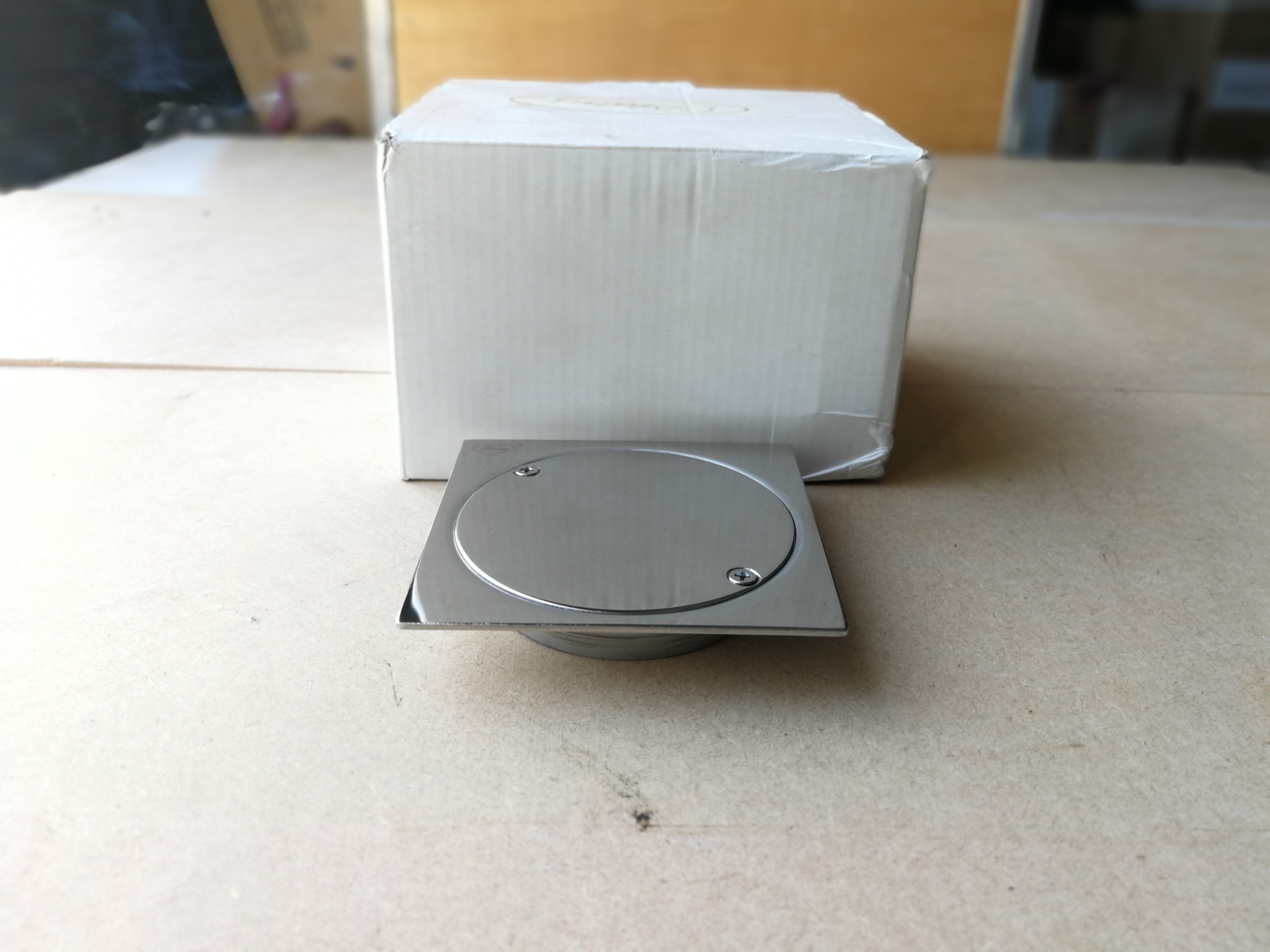 STAINLESS STEEL 2PCS FLOOR CLEAN OUTS