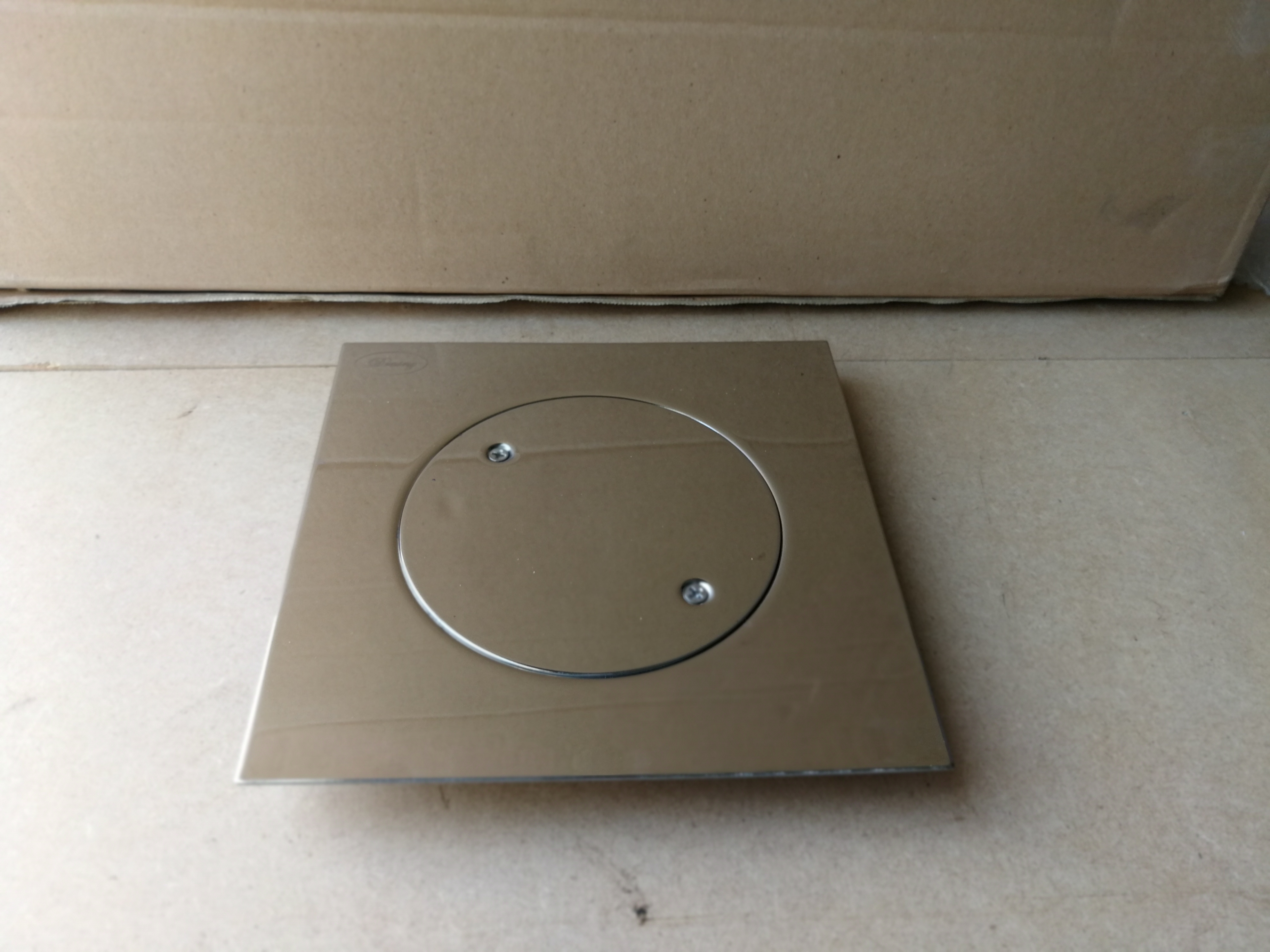 STAINLESS STEEL 2PCS FLOOR CLEAN OUTS