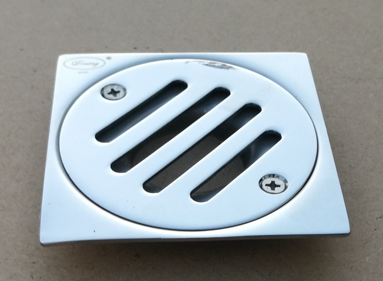 STAINLESS STEEL 2PCS FLOOR DRAIN STRAINER