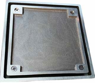 Nickel Bronze Recessed Floor Drain